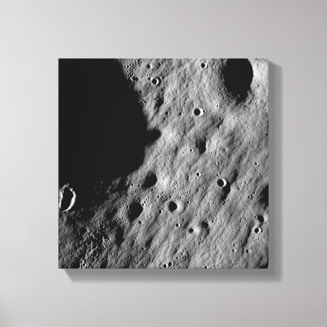 Cratered regions canvas print (Front)