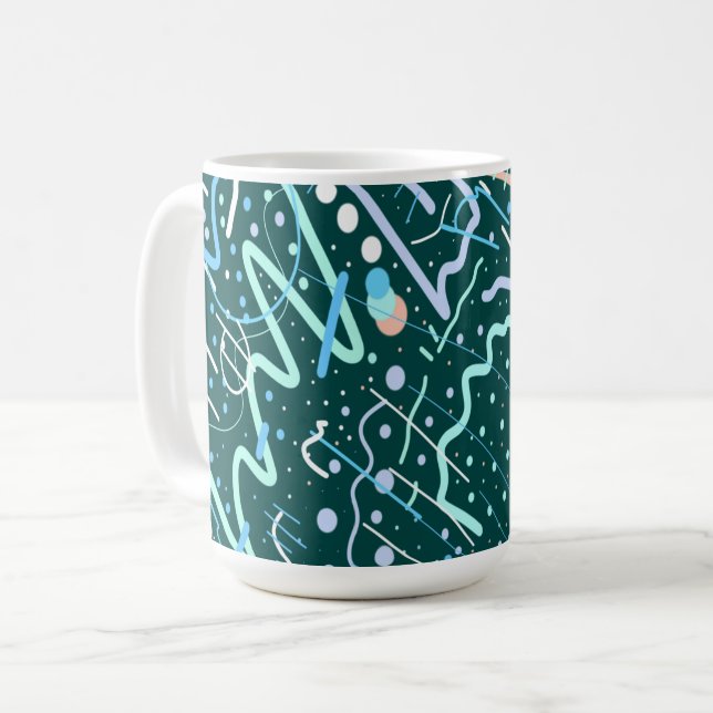 Craters and Comets Coffee Mug (Front Left)