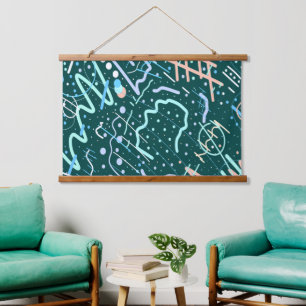 Craters and Comets Hanging Tapestry