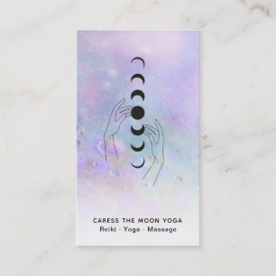 *~* Craters of Moon Phases + Healing Hands Business Card