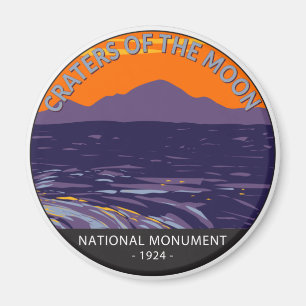 Craters of the Moon National Monument Idaho  Magnet
