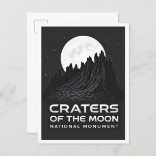 Craters of the moon National Monument Idaho Travel Postcard