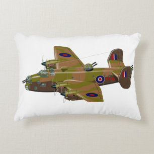 Cratoon retro bomber decorative cushion
