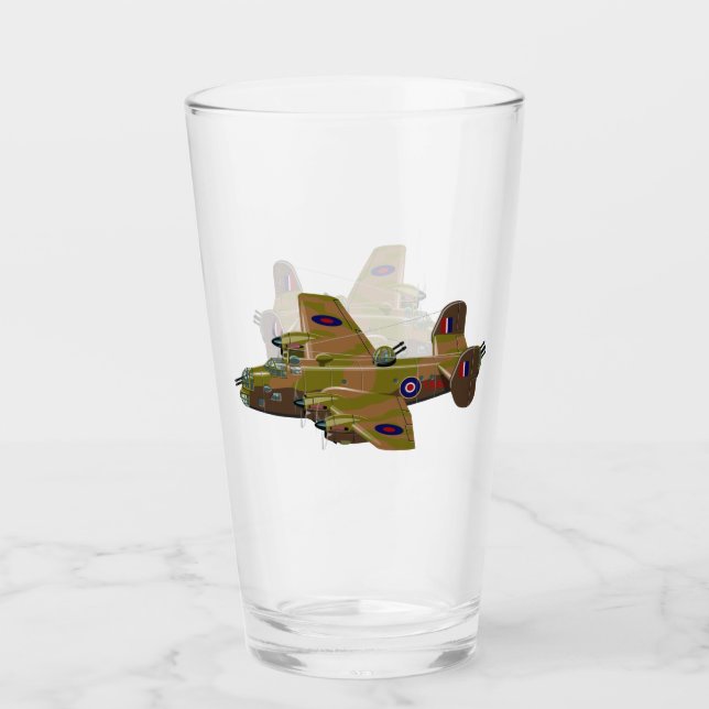 Cratoon retro bomber glass (Front)
