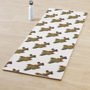 Cratoon retro bomber yoga mat