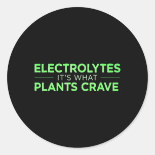 Crave Funny Classic Round Sticker