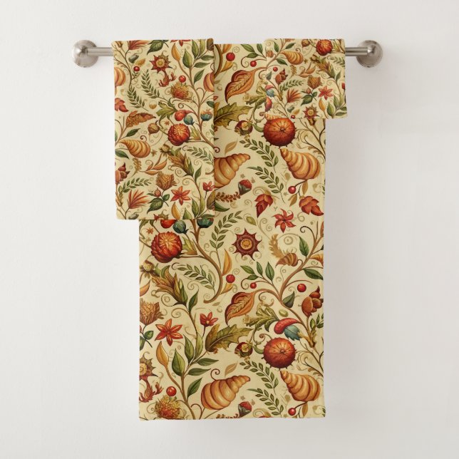 Craving Croissants  Bath Towel Set (Insitu)