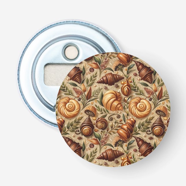 Craving Croissants  Bottle Opener (Front)