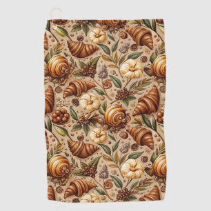 Craving Croissants Golf Towel
