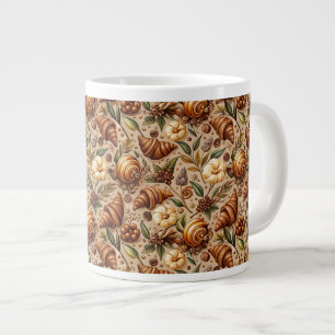 Craving Croissants Large Coffee Mug