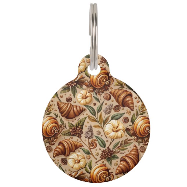 Craving Croissants  Pet Tag (Front)