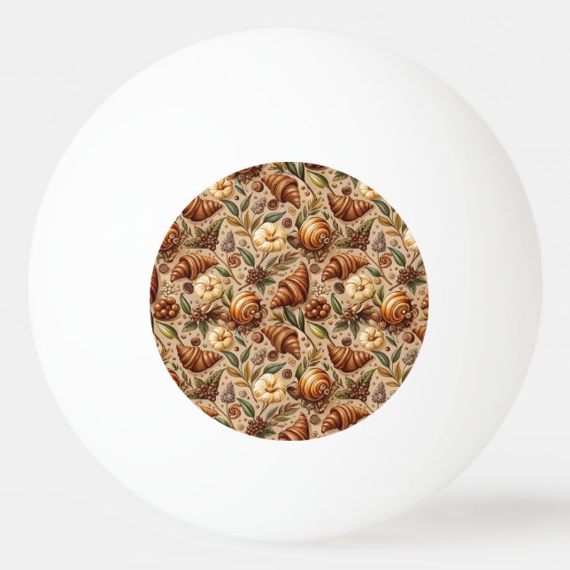 Craving Croissants  Ping Pong Ball (Front)