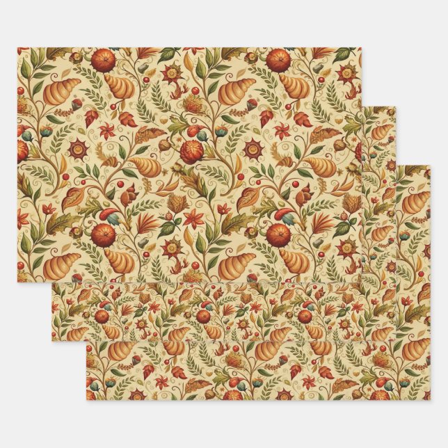 Craving Croissants  Wrapping Paper Sheet (Set)