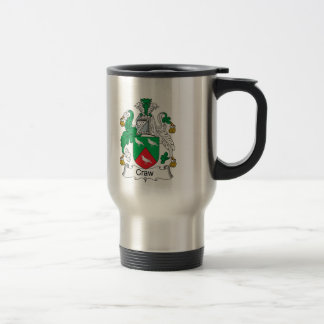 Craw Family Crest Travel Mug