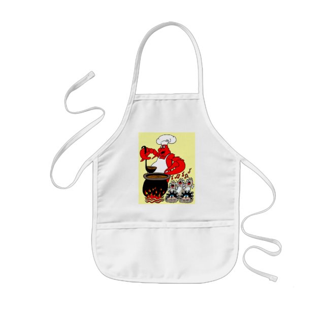 CRAWDAD COOK KIDS APRON (Front)
