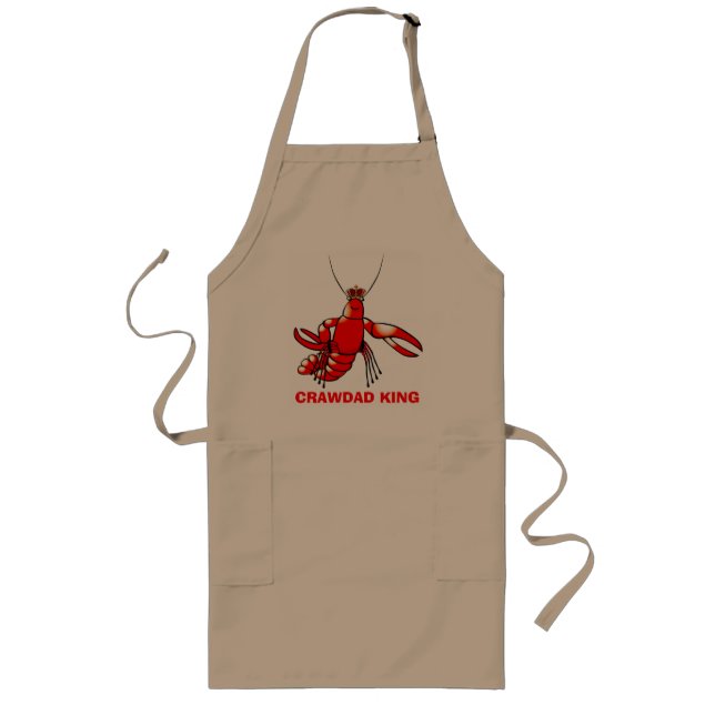 Crawdad King Long Apron (Front)