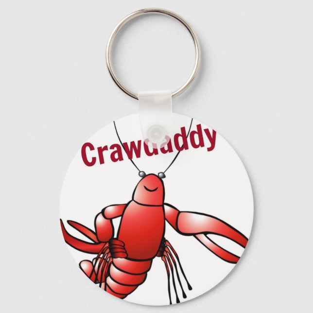 Crawdaddy Red Crayfish Key Ring (Front)