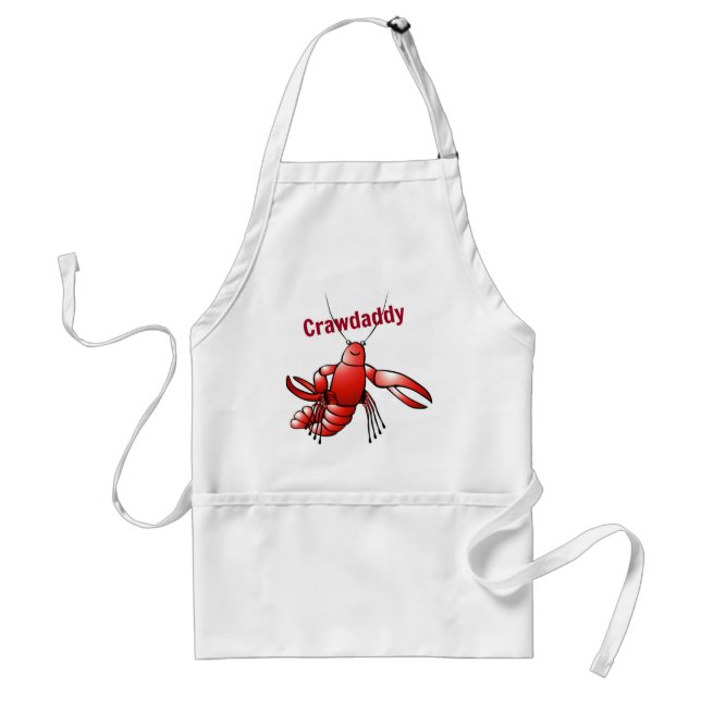 Crawdaddy Red Crayfish Standard Apron (Front)