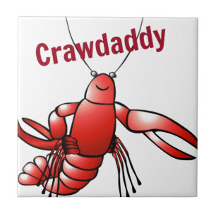Crawdaddy Red Crayfish Tile
