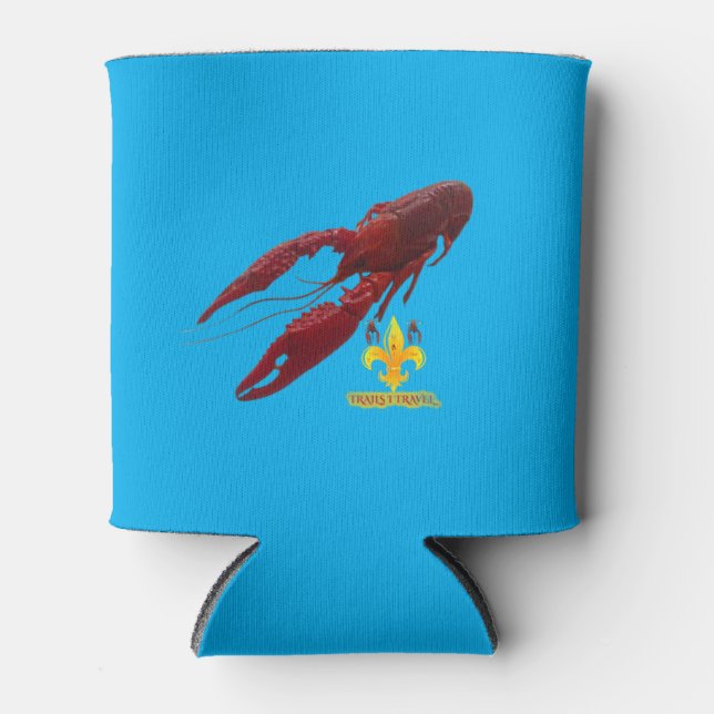 Crawfish Art Can Cooler (Front)
