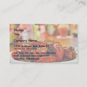 Crawfish At The Acme Oyster House Business Card
