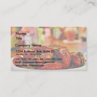 Crawfish At The Acme Oyster House Business Card
