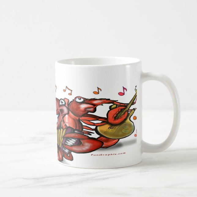 Crawfish Band Coffee Mug (Right)