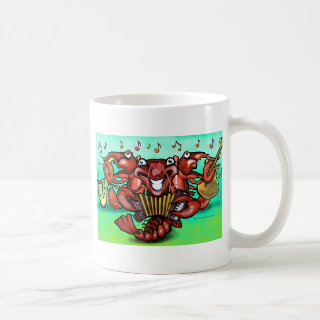 Crawfish Band Coffee Mug (Right)