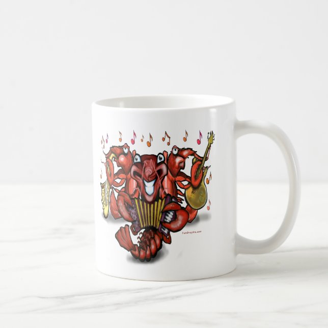 Crawfish Band Coffee Mug (Right)