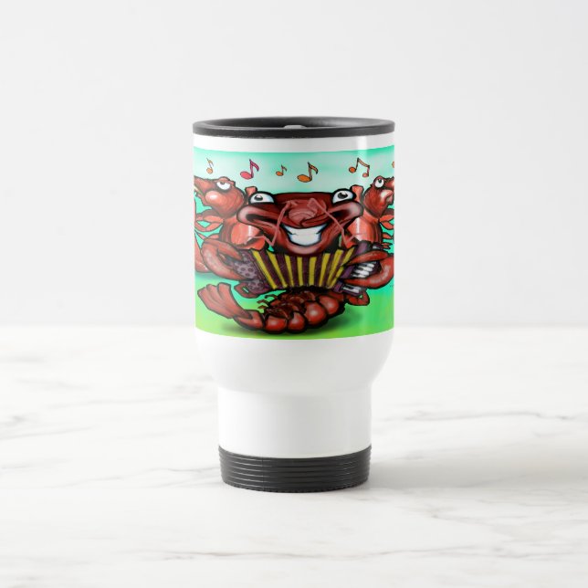 Crawfish Band Travel Mug (Center)