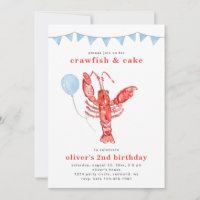 Crawfish Birthday Invitation | Crawfish Party