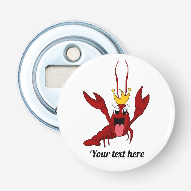 Crawfish Boil Annual Family Reunion Party Bottle Opener (Front)