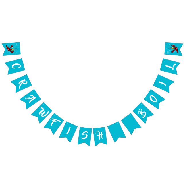 Crawfish Boil Annual Family Reunion Party Bunting (All)