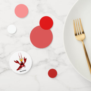 Crawfish Boil Annual Family Reunion Party Confetti