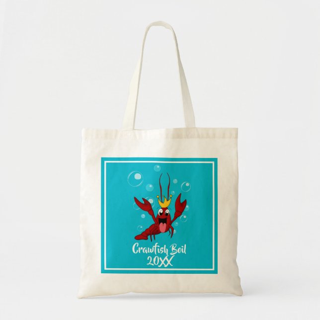 Crawfish Boil Annual Family Reunion Party Tote Bag (Front)