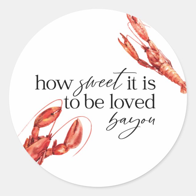 Crawfish Boil Bayou Sticker (Front)
