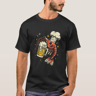 Crawfish Boil & Beer Retro Cajun Food Festival T-Shirt