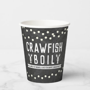 Crawfish Boil Couples Shower Engagement Party Paper Cups