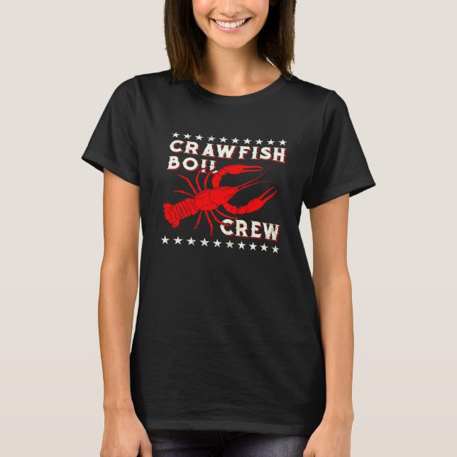 Crawfish Boil Crew  Cajun  For Men Mardi Gras T-Shirt (Front)