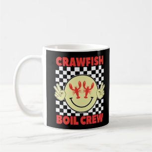 Crawfish Boil Crew Crawfish Season Crawfish Face Coffee Mug