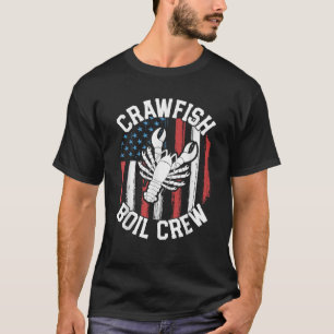 Crawfish Boil Crew Funny Cajuns For Men Mardi Gras T-Shirt