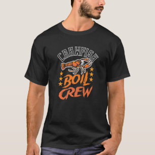 Crawfish Boil Crew Lousiana Food Seafood Cajun Her T-Shirt