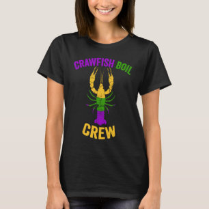 Crawfish Boil Crew Tee Lobster Crayfish Mardi Gras