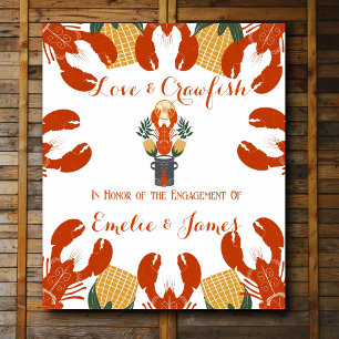 Crawfish Boil Engagement Party Tapestry