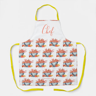 Crawfish Boil Family Reunion Cookout Custom Apron