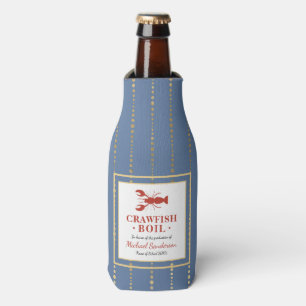 Crawfish Boil Graduation Party Bottle Cooler