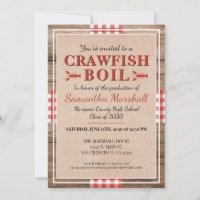 Crawfish Boil Lobster High School Graduation Party