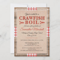 Crawfish Boil Lobster High School Graduation Party