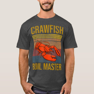 Crawfish Boil Master Cajun Crawfish Boil Vintage R T-Shirt