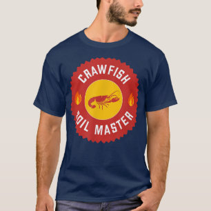 Crawfish Boil Master Cajun Seafood Festival Retro T-Shirt